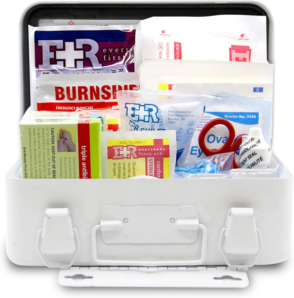 10 - Person First Aid Kit – Metal Case - Get Tight Gear