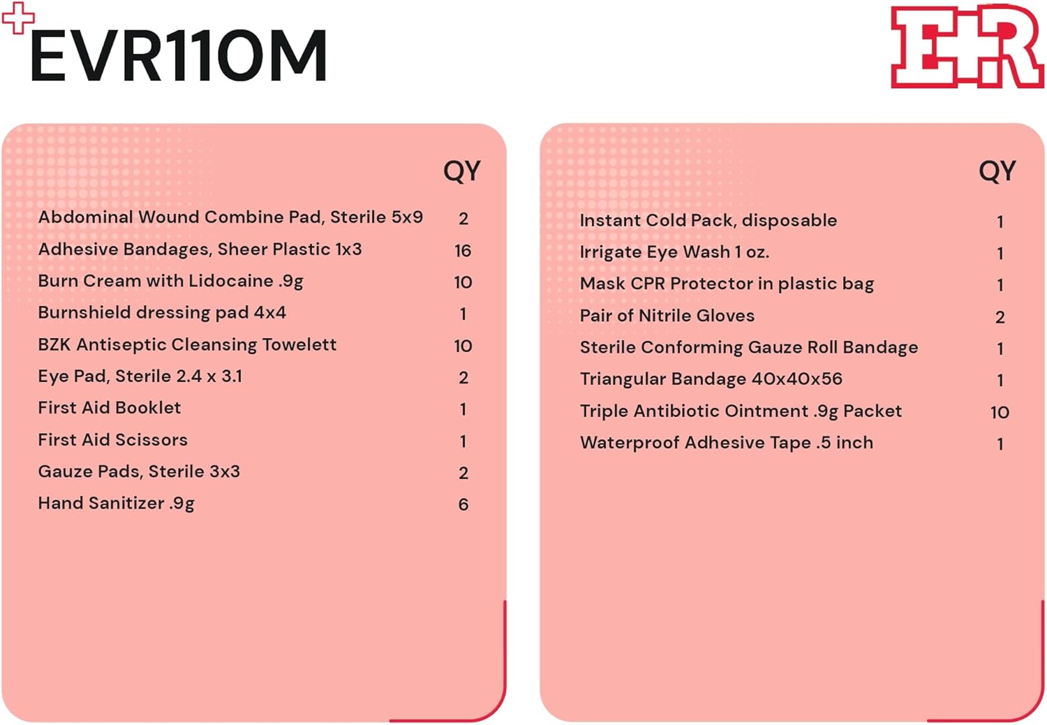 10 - Person First Aid Kit – Metal Case - Get Tight Gear