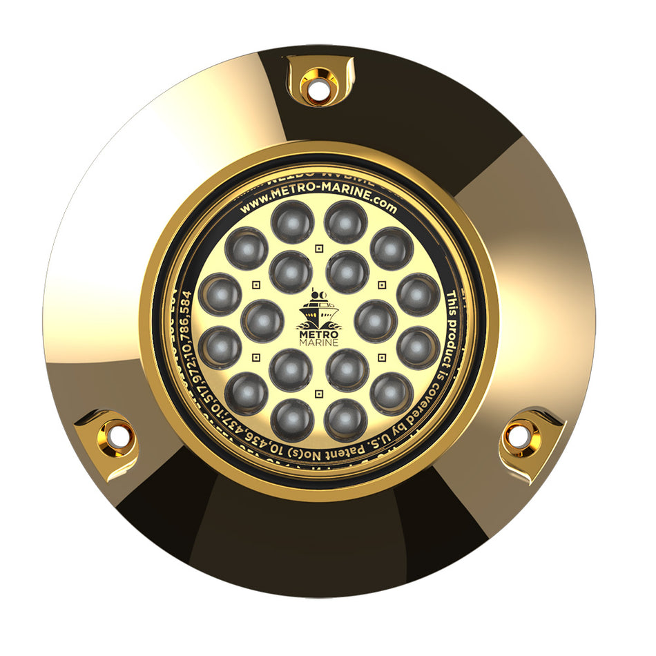 Metro Marine High-Output Submersible Underwater Light w/Intelligent Monochromatic LED's - Blue, 90 Beam