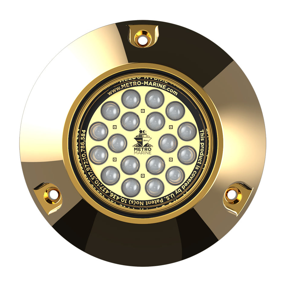 Metro Marine High-Output Submersible Underwater Light w/Intelligent Monochromatic LED's - Green, 45 Beam