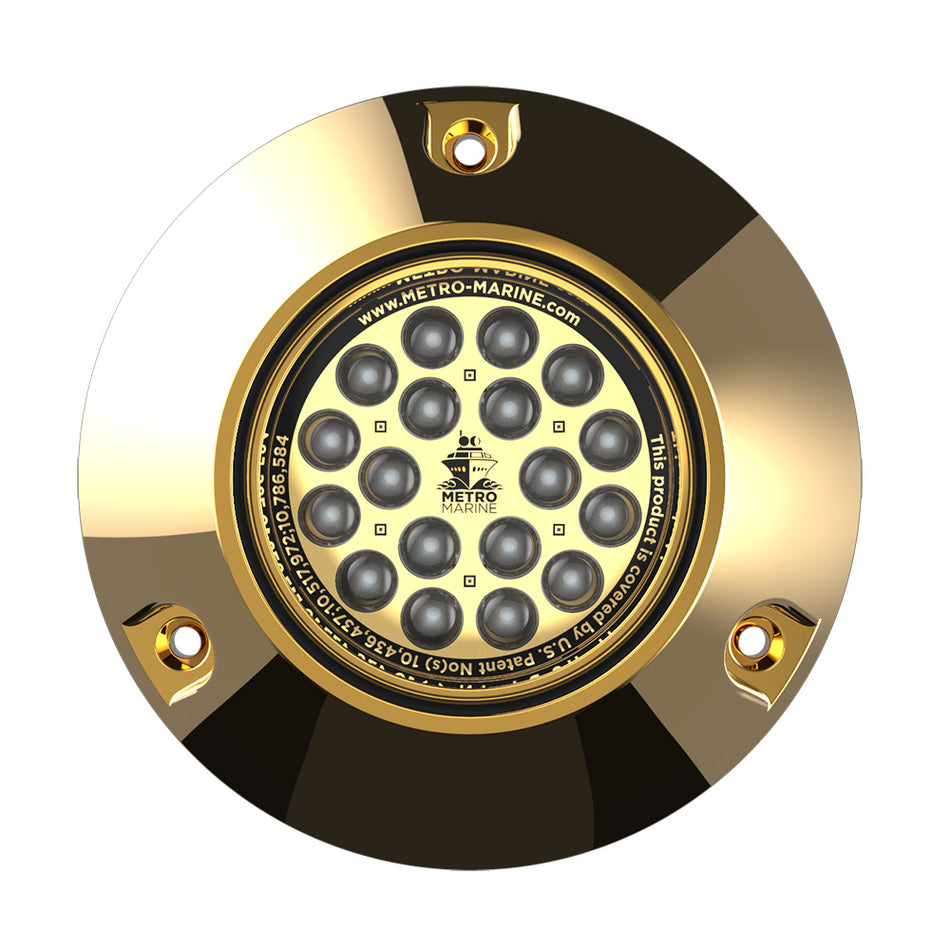 Metro Marine High-Output Submersible Underwater Light w/Intelligent Monochromatic LED's - Green, 90 Beam