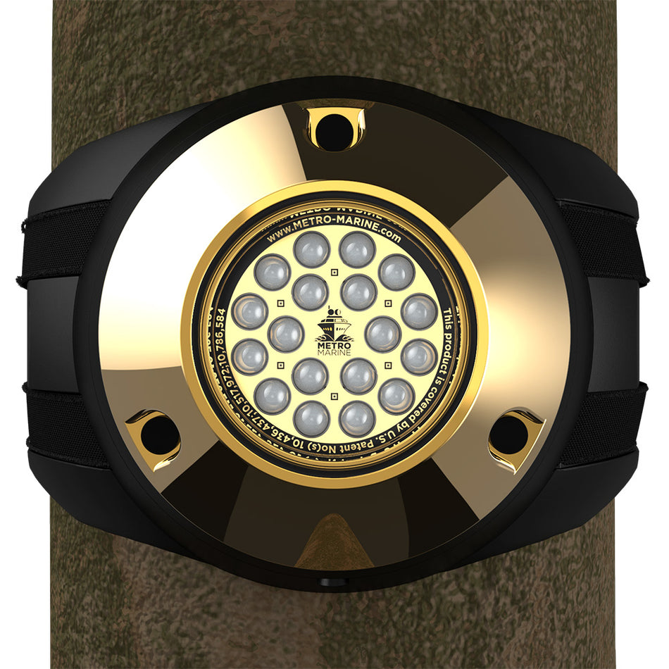 Metro Marine High-Output Piling Mount Underwater Light w/Intelligent Monochromatic LED's - Blue, 45 Beam