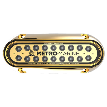 Metro Marine High-Output Elongated Underwater Light w/Intelligent Monochromatic LED's - Blue, 90 Beam