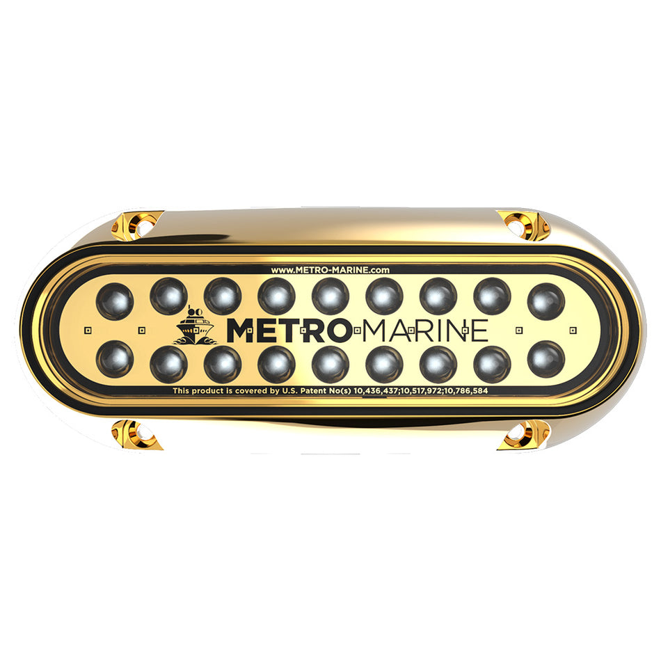 Metro Marine High-Output Elongated Underwater Light w/Intelligent Monochromatic LED's - Green, 45 Beam