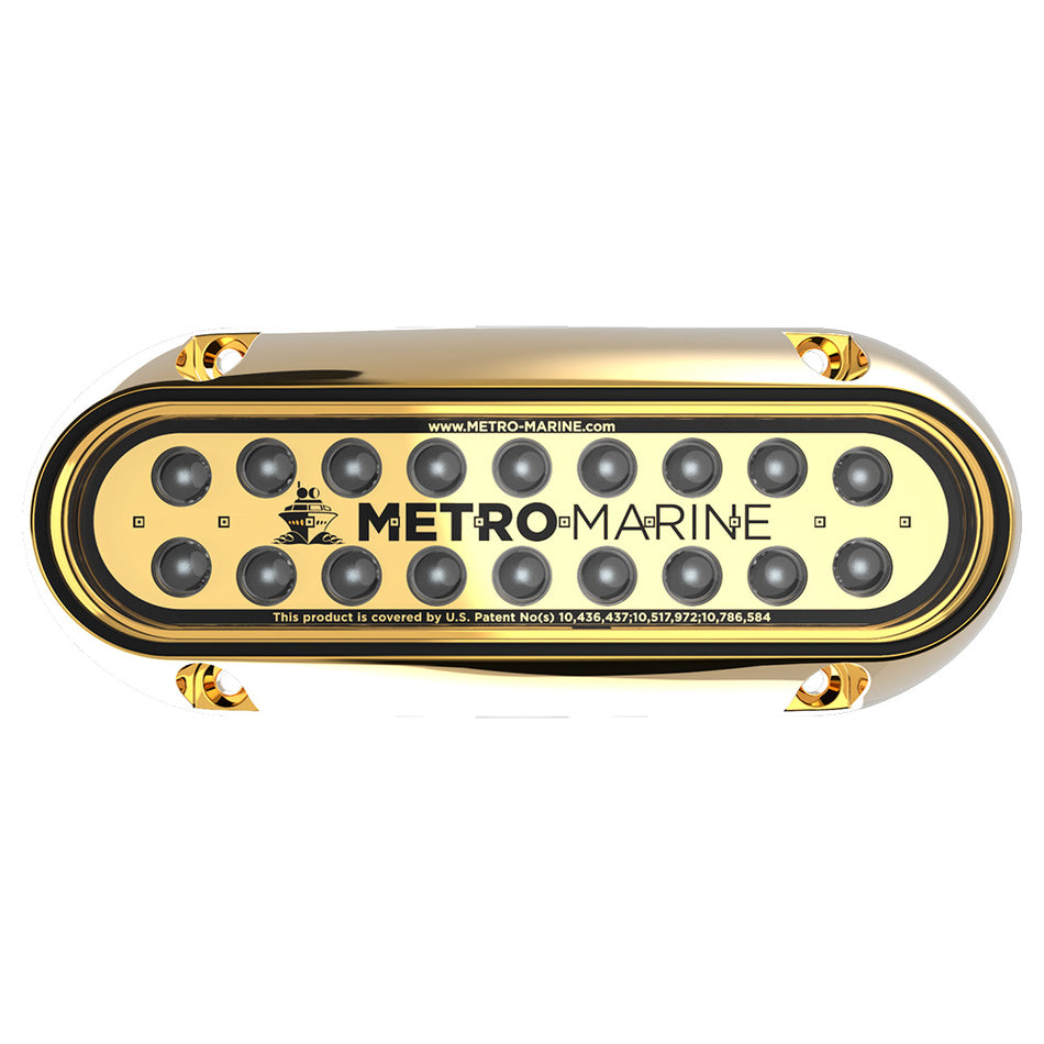 Metro Marine High-Output Elongated Underwater Light w/Intelligent Monochromatic LED's - Green, 90 Beam