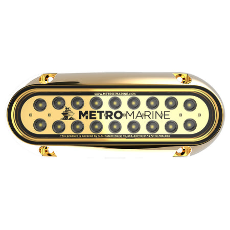 Metro Marine High-Output Elongated Underwater Light w/Intelligent Monochromatic LED's - White, 90 Beam
