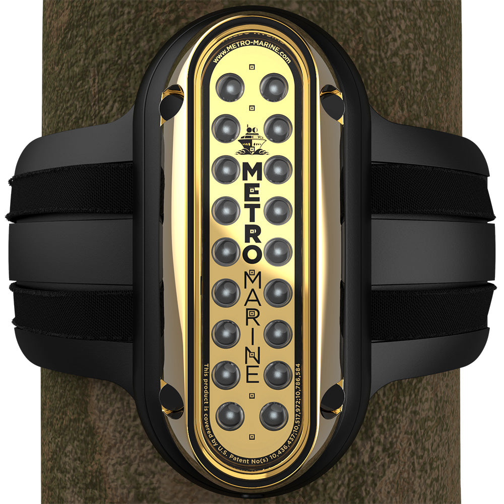 Metro Marine High-Output Vertical Piling Mount Light w/Intelligent Monochromatic LED's - Green, 45 Beam