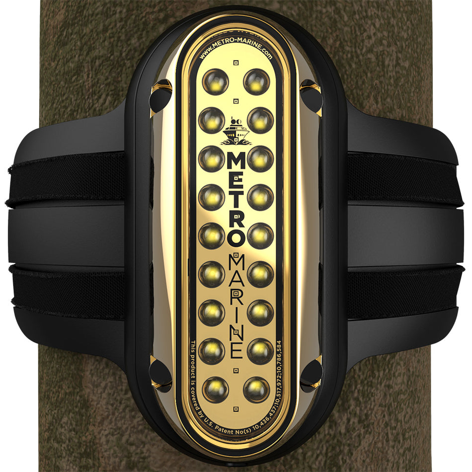 Metro Marine High-Output Vertical Piling Mount Light w/Intelligent Monochromatic LED's - White, 45 Beam