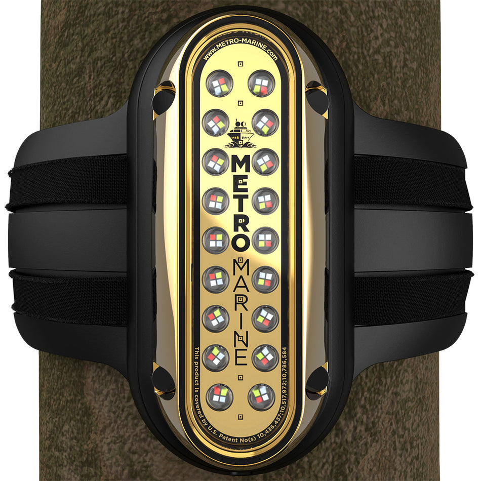Metro Marine High-Output Vertical Piling Mount Light w/Intelligent Full Spectrum LED's - RGBW, 90 Beam