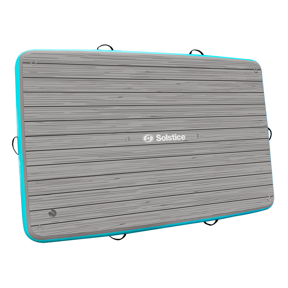 Muelle de lujo Solstice Watersports de 8 x 5 pulgadas con escalera con plataforma de tracción [38805]