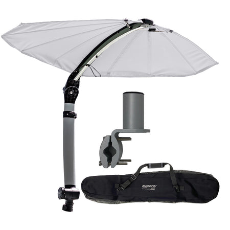 TACO ShadeFin Mini w/White Fabric - Bag & Square Rail Mount Kit