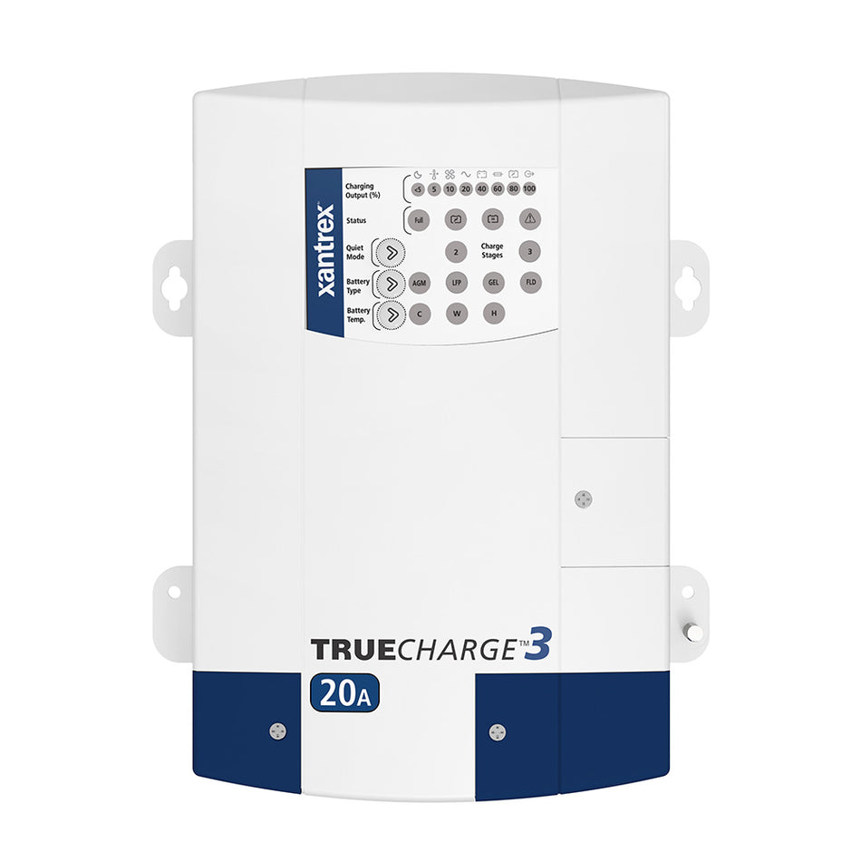 Cargador de batería Xantrex TRUEcharge3 de 20 A y 3 bancos, 12 V [804-1220-10]