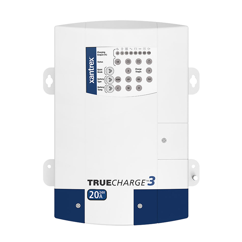 Cargador de batería Xantrex TRUEcharge3 de 20 A y 3 bancos, 24 V [804-2420-10]