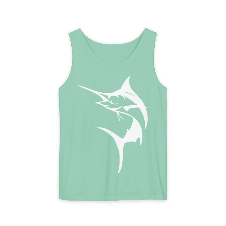 Marlin Fishing Tank Top - Unisex Beachwear, Summer Shirt, Gift for Fishermen, Ocean Lover Apparel, Casual Layering Piece