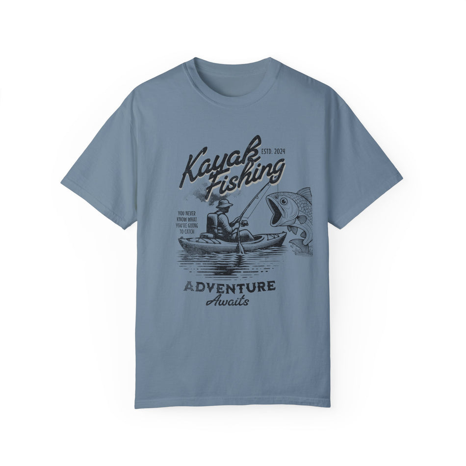 Kayak Fishing Adventure Unisex T-Shirt - Perfect for Outdoor Enthusiasts