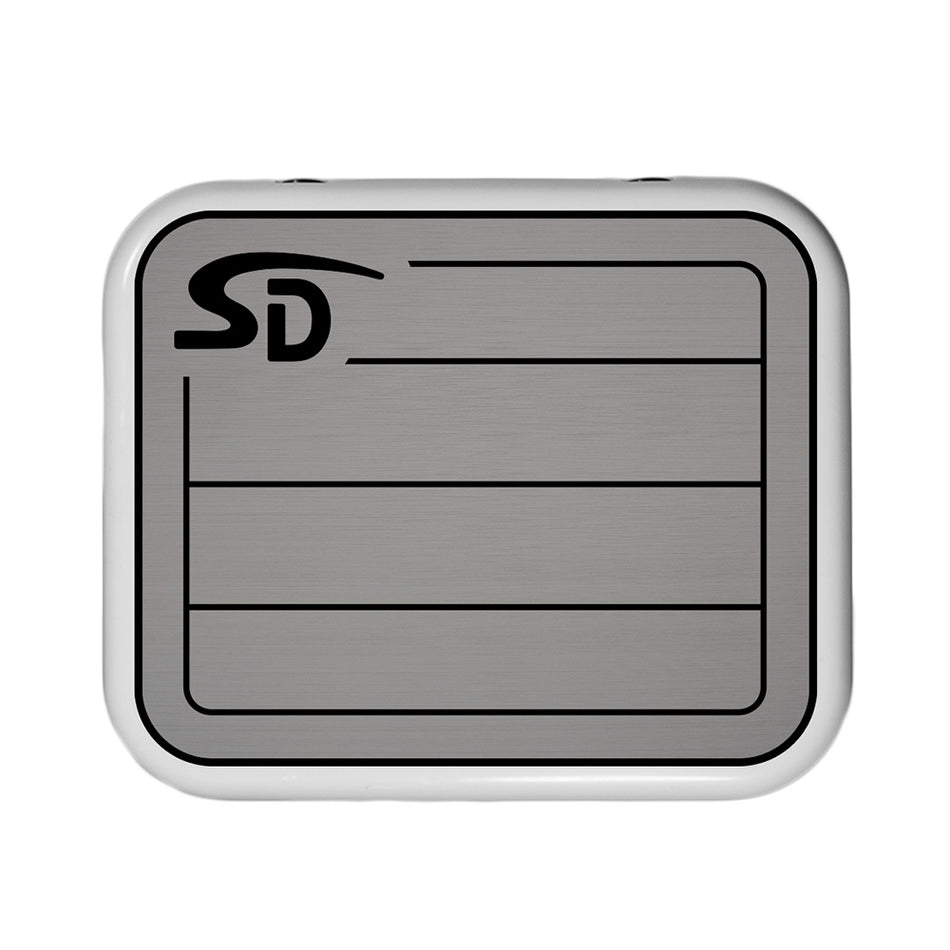 Almohadilla térmica SeaDek YETI Roadie 24 de teca - 6 mm - Gris tormenta/Negro [53637-80066]