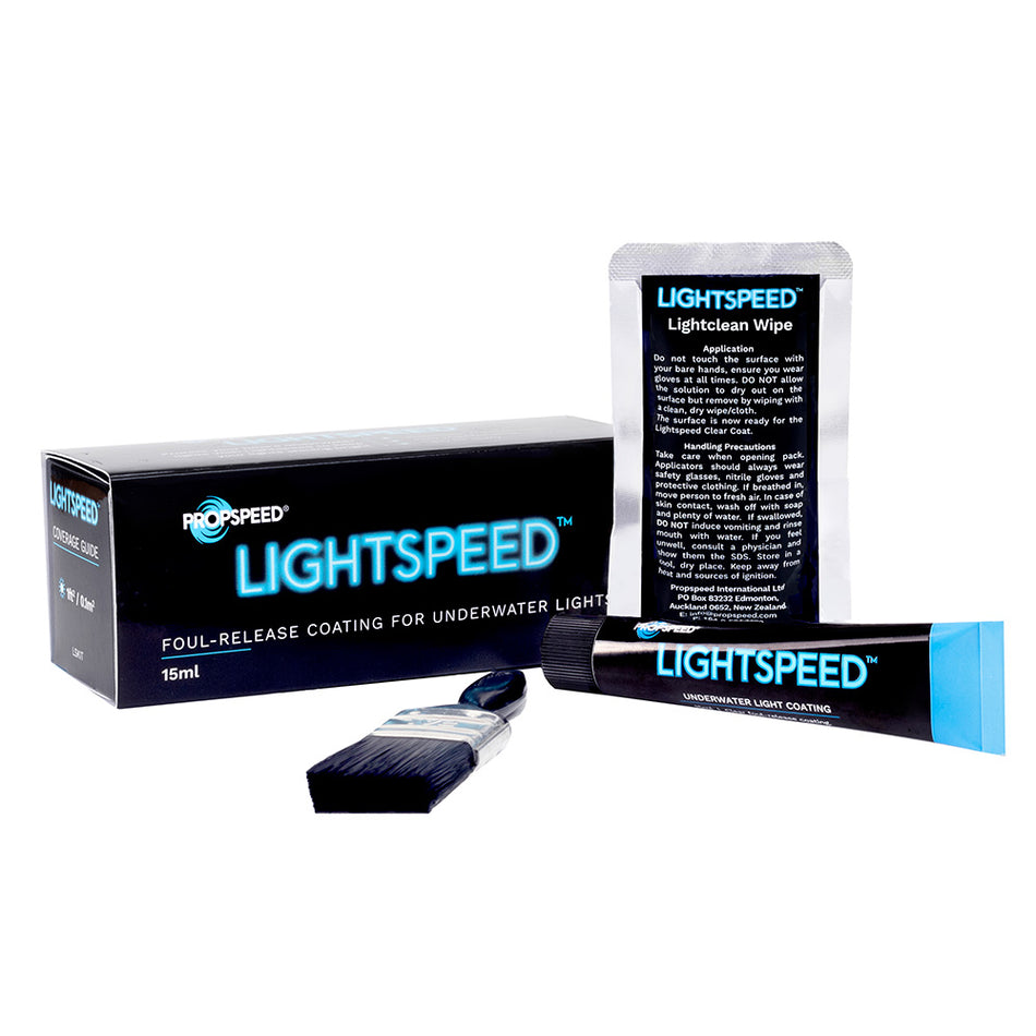 El revestimiento antiincrustante Propspeed Lightspeed Light cubre aproximadamente cuatro luces subacuáticas [LSKIT]