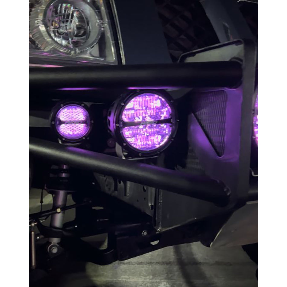 Lámpara todoterreno RIGID Industries Serie 360 ​​RGBW de 4" con haz difuso y módulos de retroiluminación RGBW - Juego de 2 [36400]