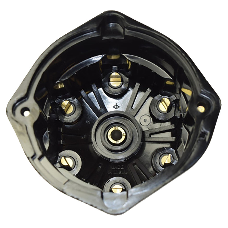 Regitar USA Distributor Cap f/GM In-Line 6 Cylinder Engines w/Delco Conventional Ignition
