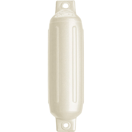 Polyform G-1 Twin Eye Fender 3.5" x 12.8" - Metallic White