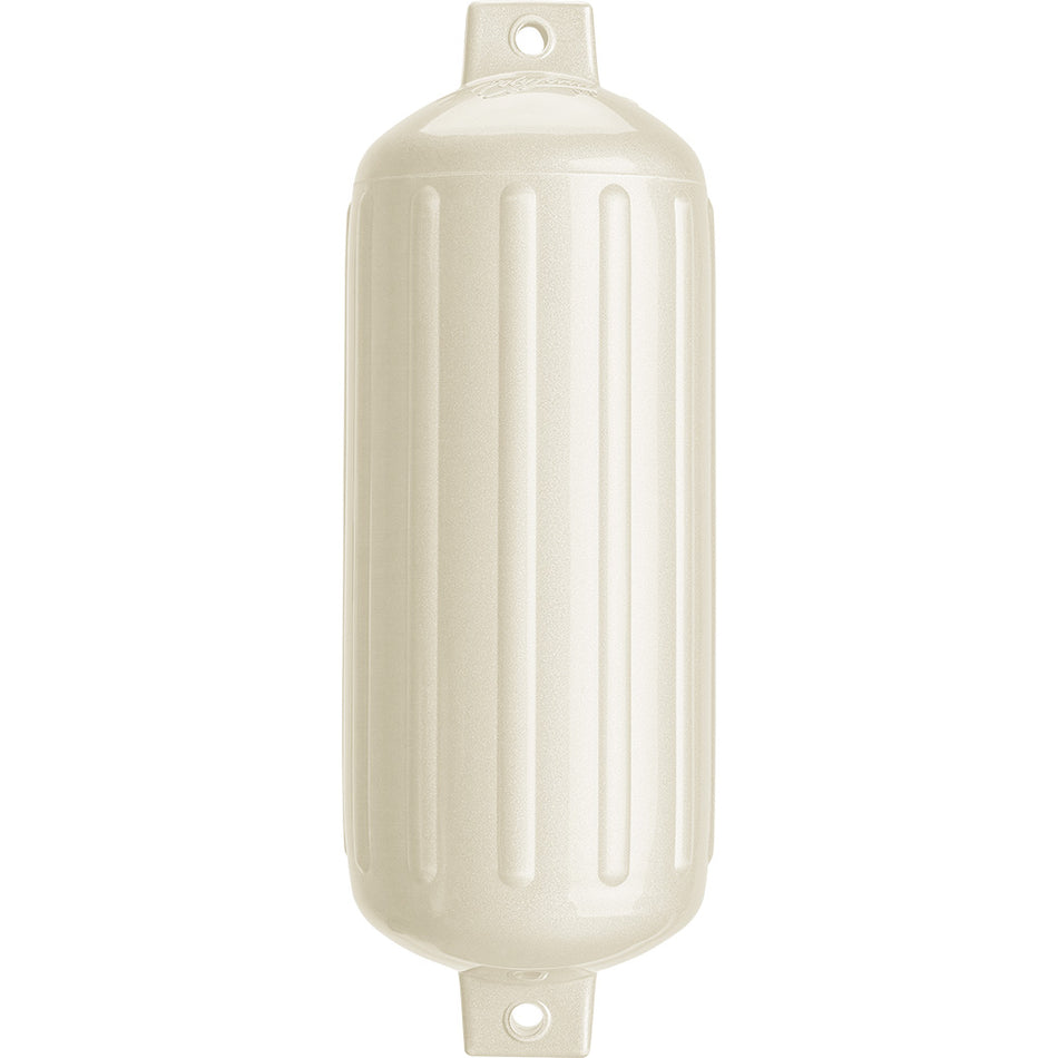 Polyform G-6 Twin Eye Fender 11" x 30" - Metallic White