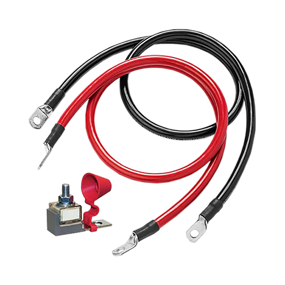 Cables de batería CC Xantrex (4G) + Kit de fusibles M [809-082G]
