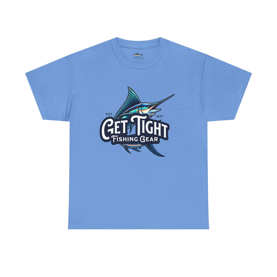 Get Tight Fishing Gear Unisex Heavy Cotton Tee - Perfect for Fishing Enthusiasts