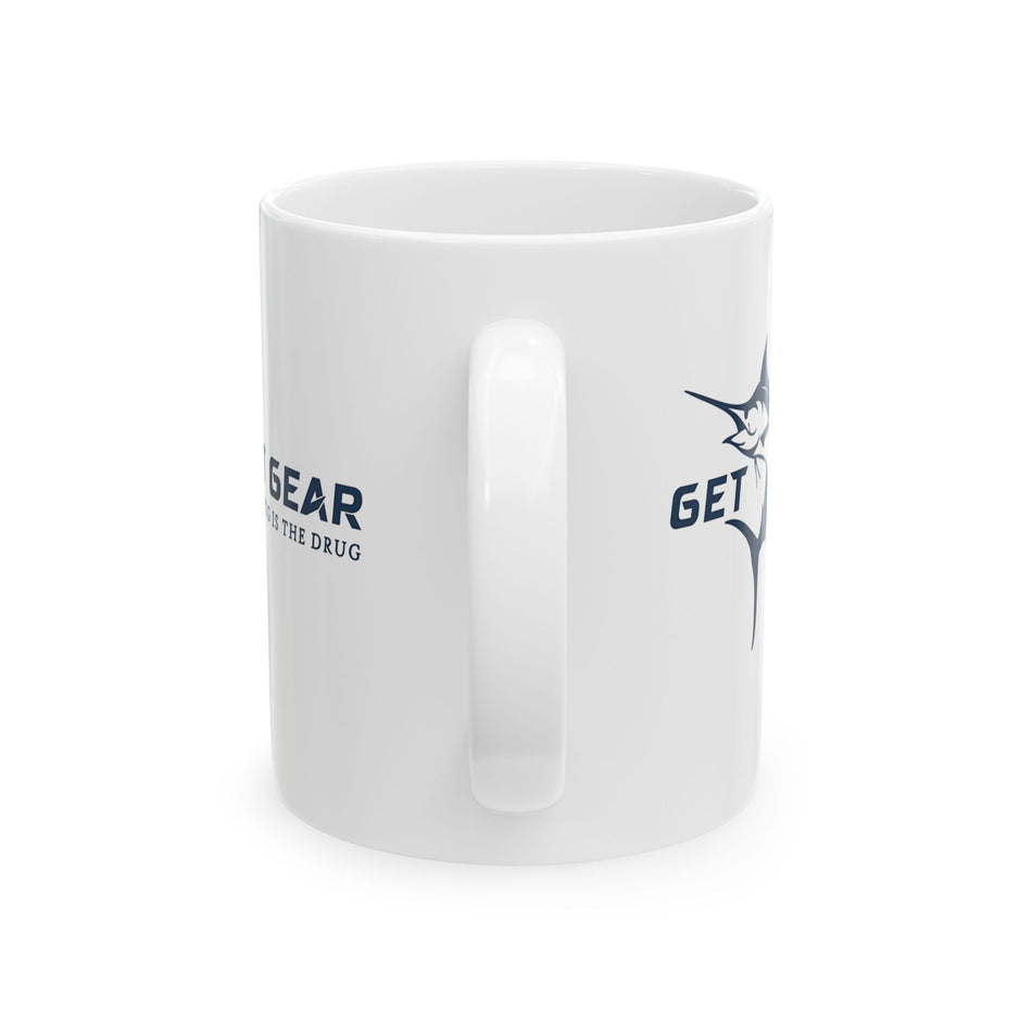 Get Tight Gear Fishing Enthusiast Ceramic Mug - 11oz & 15oz - Perfect Gift for Anglers