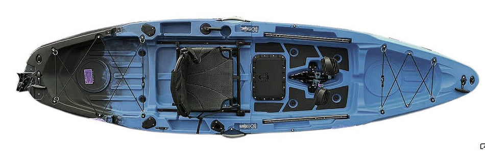 10.8ft Rapido Modular Fin Drive Pedal Fishing Kayak | 440lbs Capacity | 2 Piece - Get Tight Gear