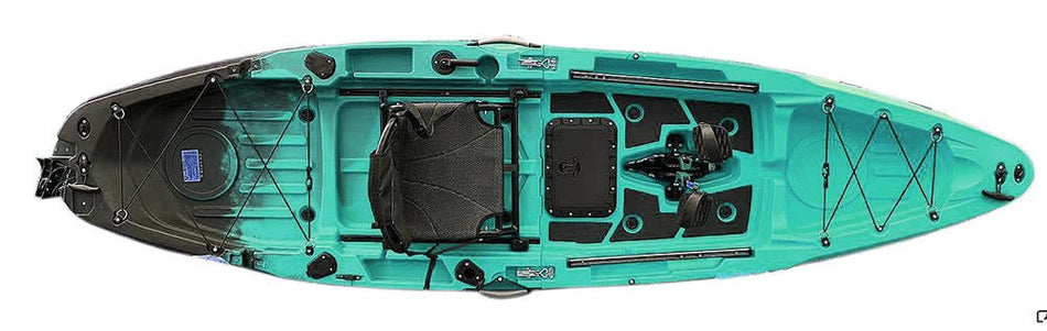 10.8ft Rapido Modular Fin Drive Pedal Fishing Kayak | 440lbs Capacity | 2 Piece - Get Tight Gear