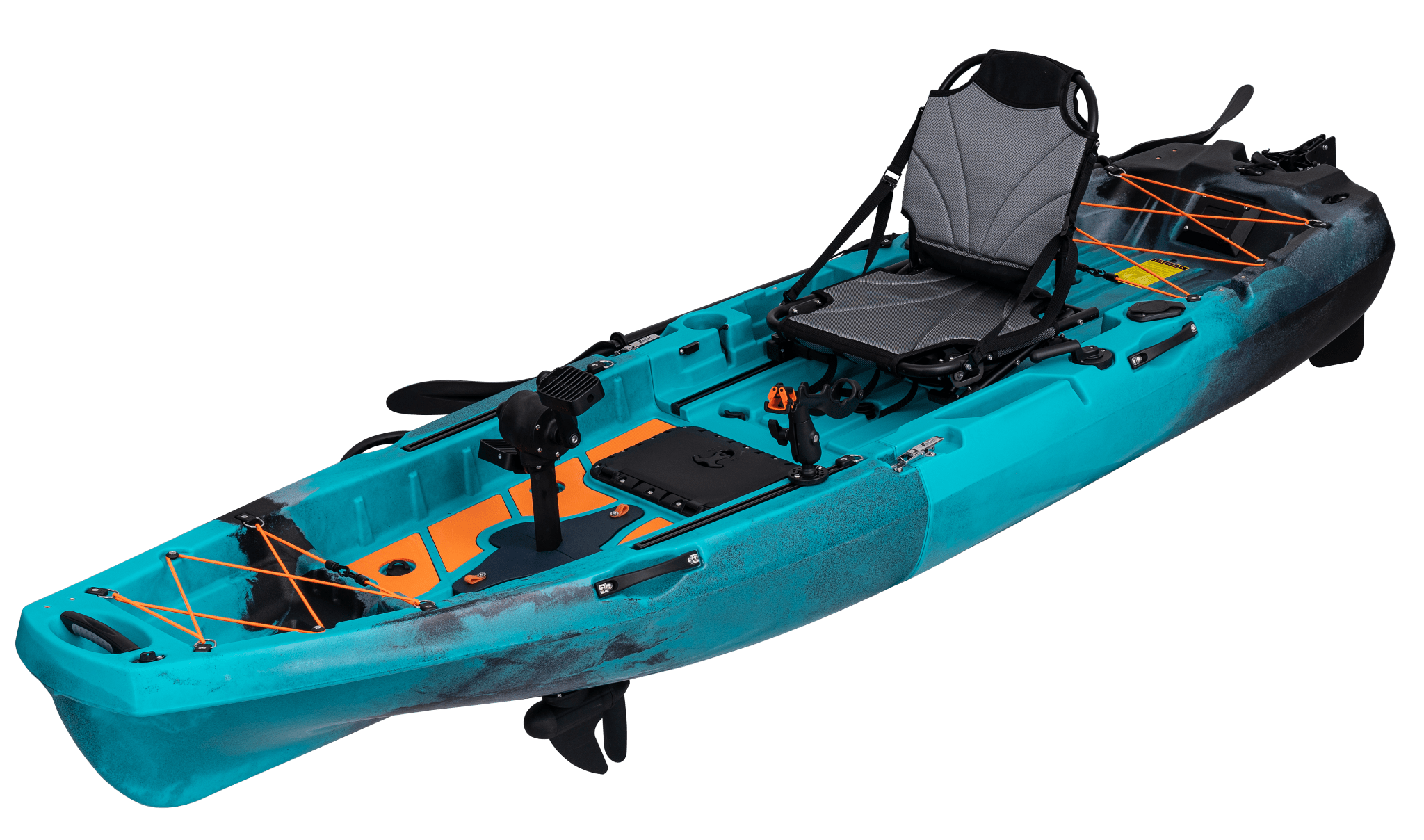 10ft Radar Modular Propeller Drive Pedal Fishing Kayak | 430lbs Capacity | 2 Piece - Get Tight Gear