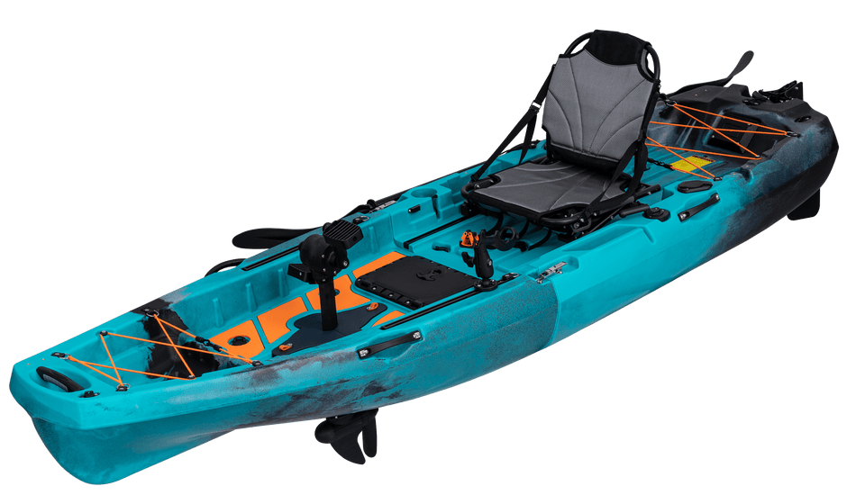 10ft Radar Modular Propeller Drive Pedal Fishing Kayak | 430lbs Capacity | 2 Piece - Get Tight Gear