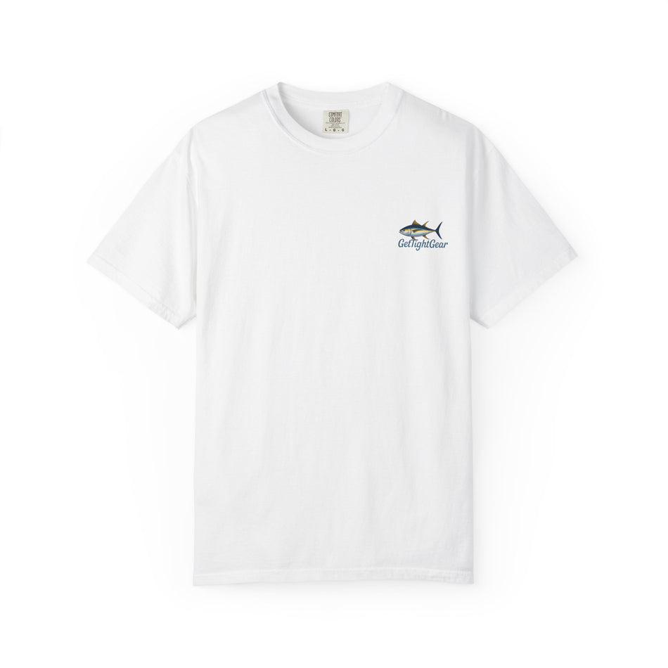 Unisex Fishing T-Shirt - 'The Tug is The Drug™' Garment-Dyed Tee for Anglers