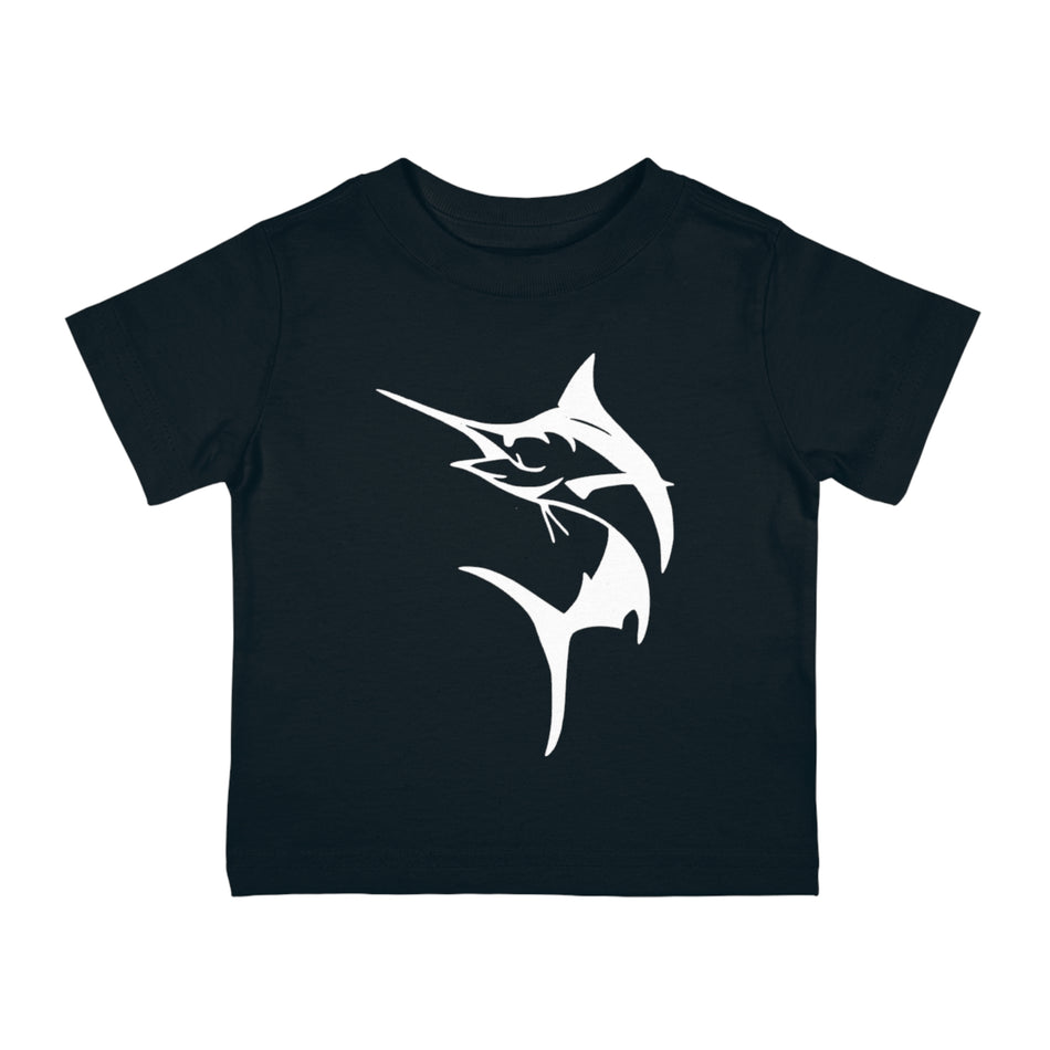 Marlin Baby Fishing Tee, Cute Infant Fishing Shirt, Toddler Tee for Fishing Lovers, Baby Boy Shirt, Outdoorsy Baby Gift