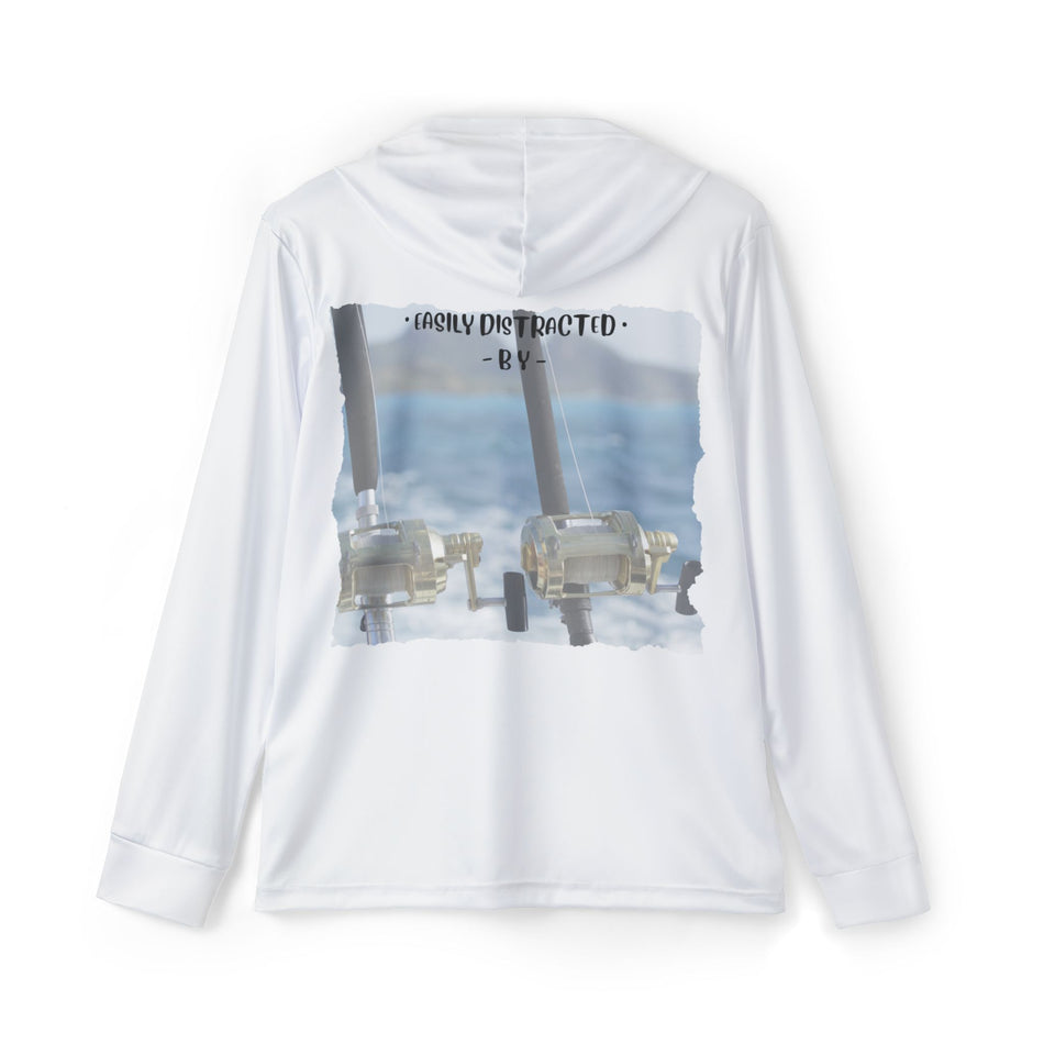 Easily Distracted By Fishing Long Sleeve Shirt - Twin 30's - Get Tight Gear