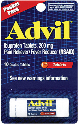 Advil 200 Mg PO Cket Pack 10 Tab
