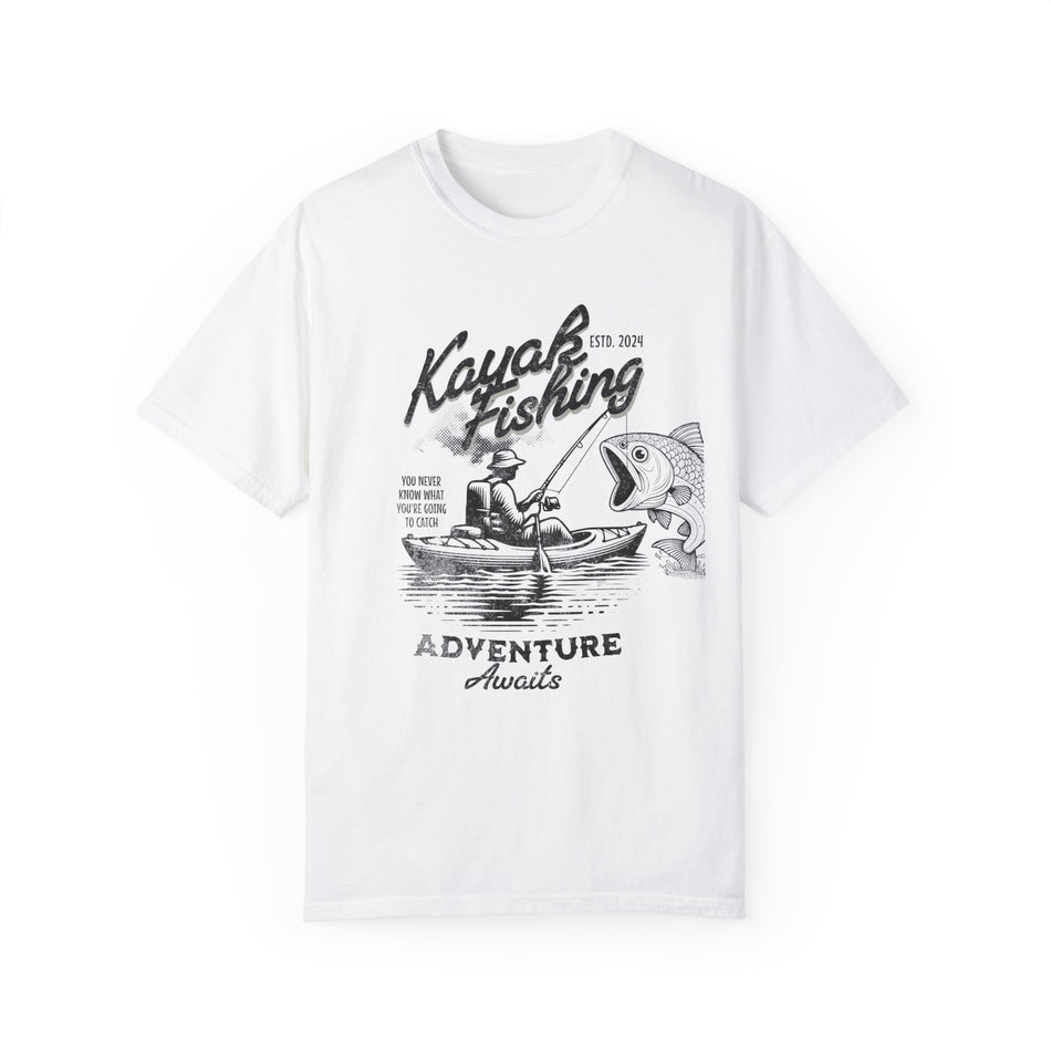 Kayak Fishing Adventure Unisex T-Shirt - Perfect for Outdoor Enthusiasts
