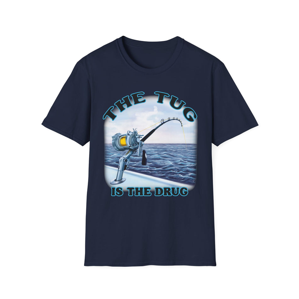 The Tug Is The Drug™ Fishing Enthusiast T-Shirt, Fun Fishing Tee, Fishing Gift, Outdoor Style, Summer Apparel, Angler Humor Shirt