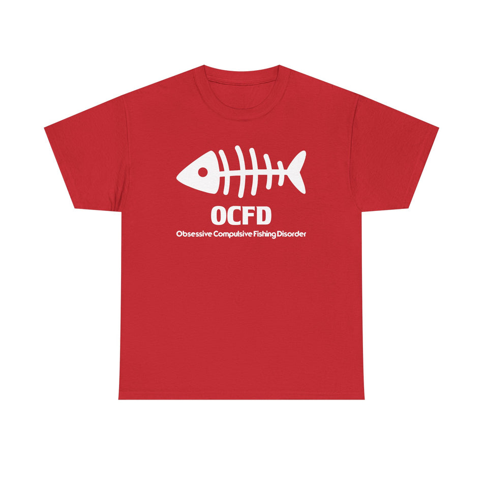 OCFD Unisex Heavy Cotton Tee - Perfect for Fishing Enthusiasts