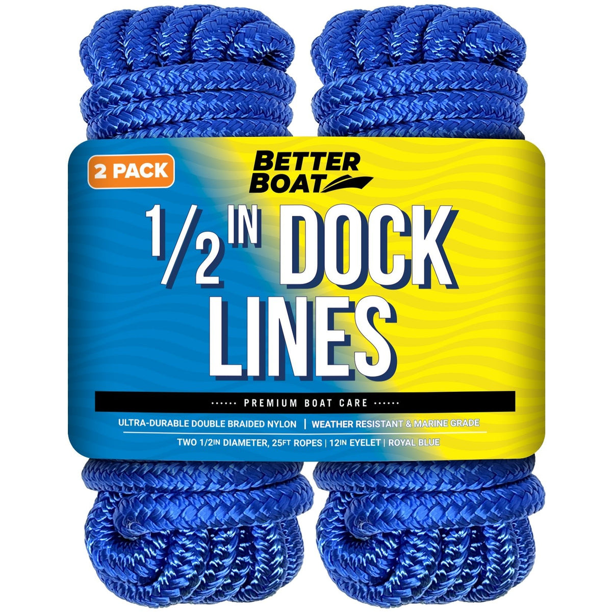 1/2 Dock Lines 25FT - Get Tight Gear