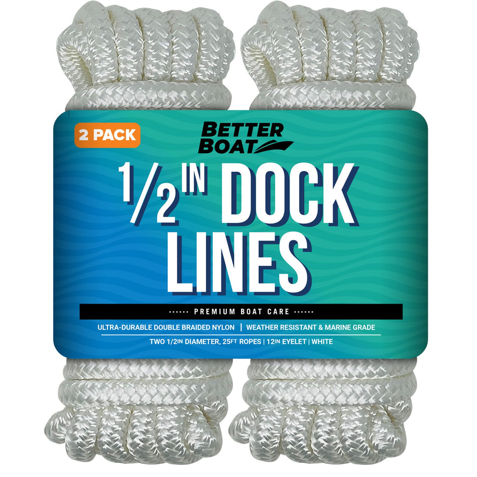 1/2 Dock Lines 25FT - Get Tight Gear
