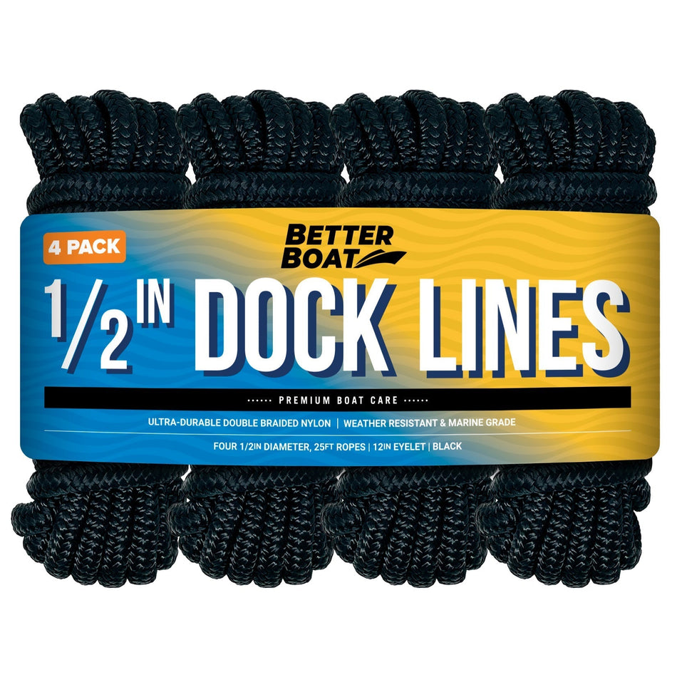 1/2 Dock Lines 25FT - Get Tight Gear