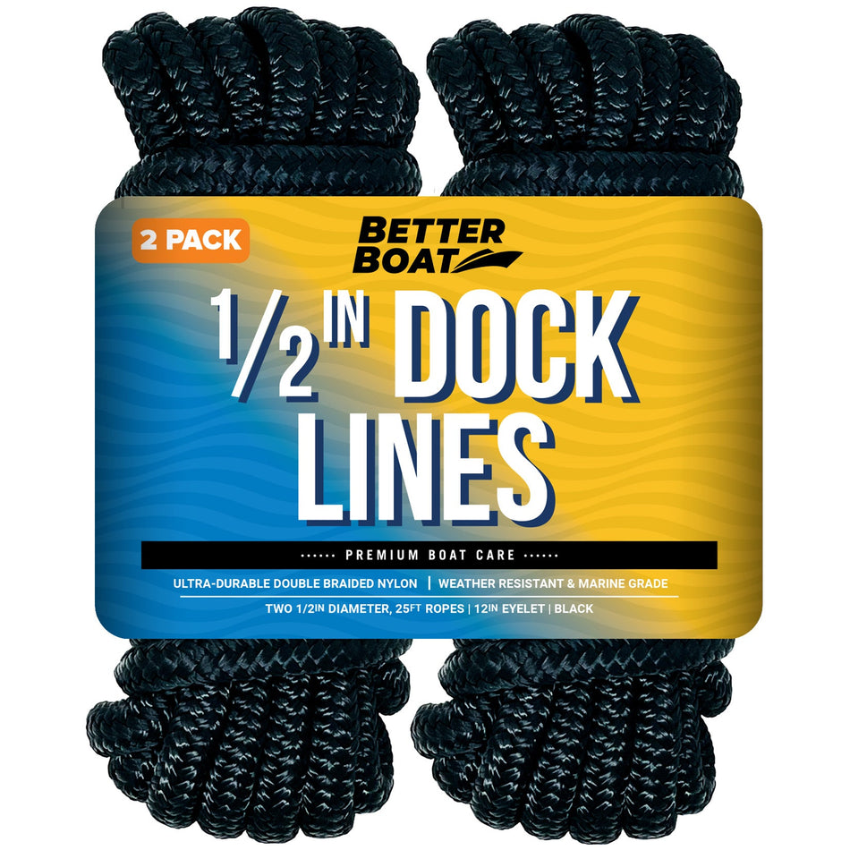 1/2 Dock Lines 25FT - Get Tight Gear