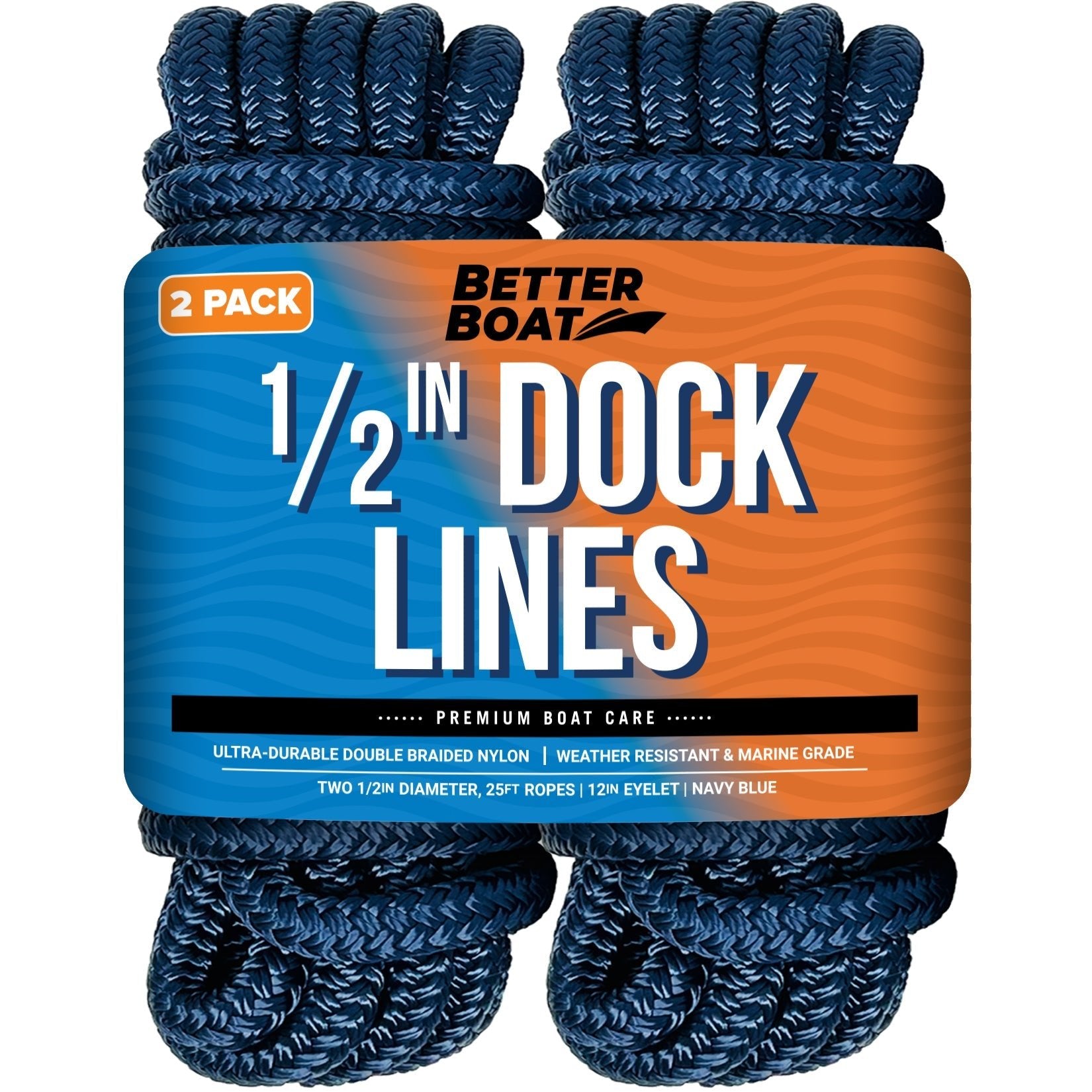 1/2 Dock Lines 25FT - Get Tight Gear