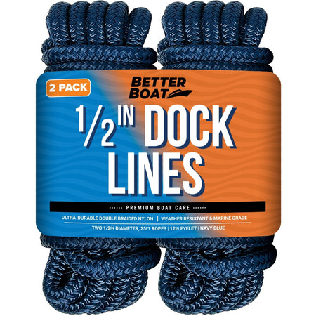 1/2 Dock Lines 25FT - Get Tight Gear