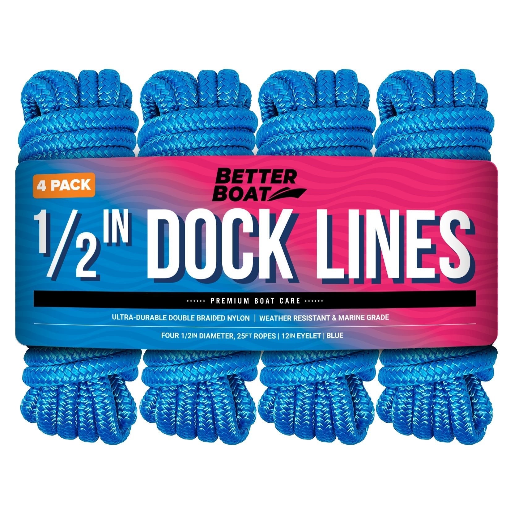 1/2 Dock Lines 25FT - Get Tight Gear