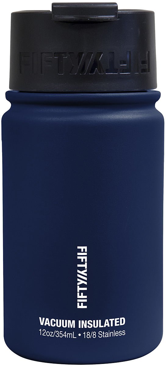12 Oz Vac Insul Flip Top Navy - Get Tight Gear