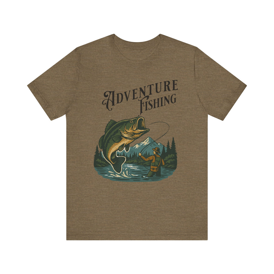 Adventure Fishing Unisex Jersey Tee - Perfect for Outdoor Enthusiasts