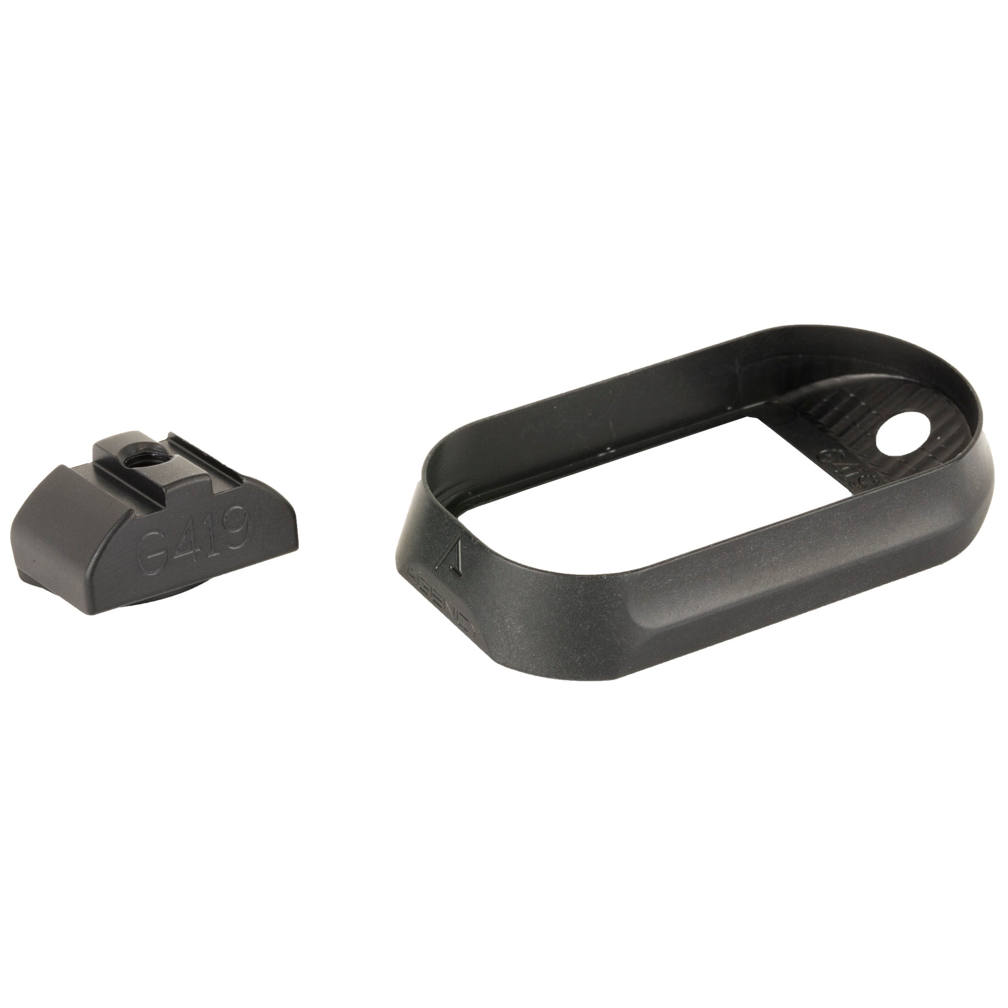 AGENCY MAGWELL FOR G19/G4 NBS BLK