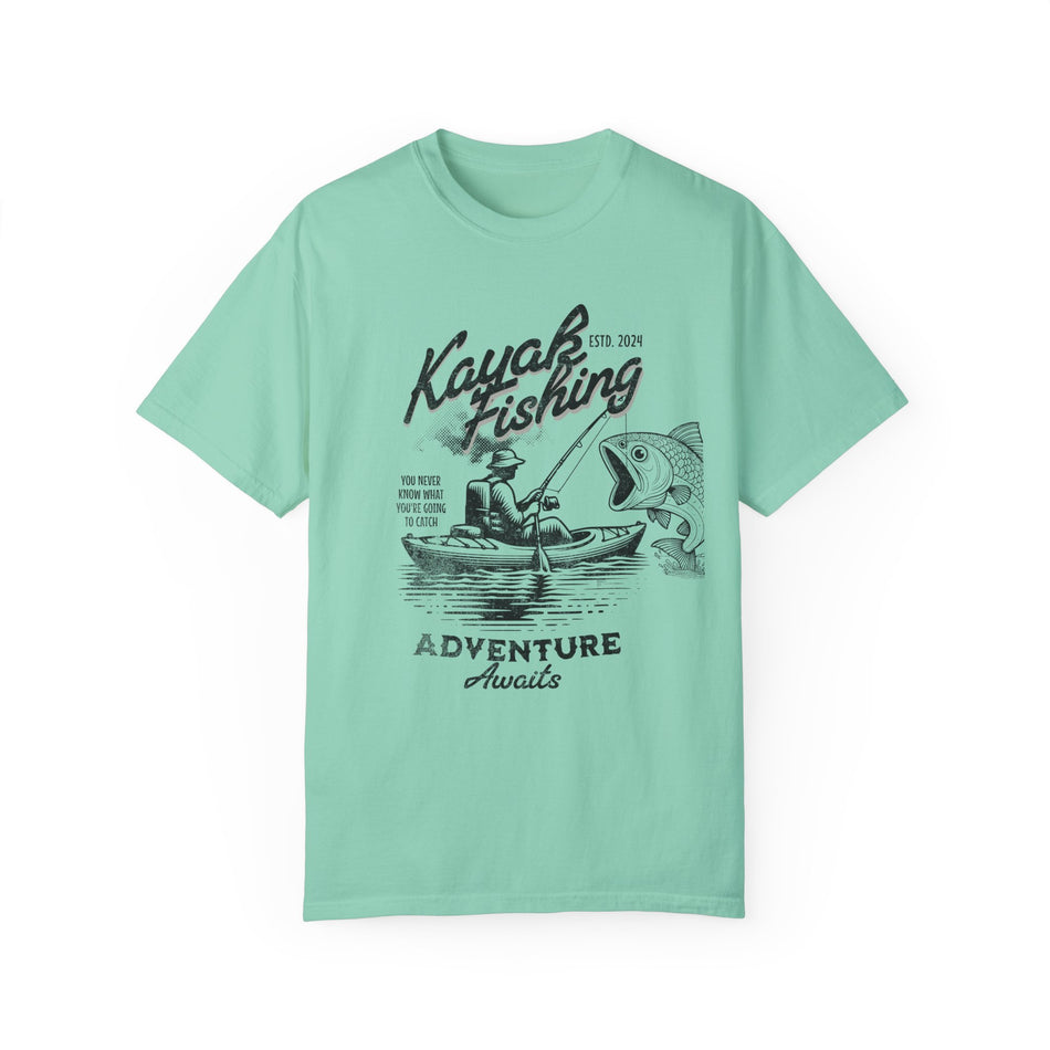 Kayak Fishing Adventure Unisex T-Shirt - Perfect for Outdoor Enthusiasts